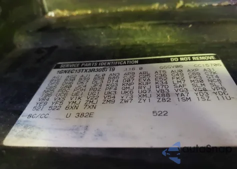 2003 Chevrolet Tahoe C1500 из США, поврежденный, VIN 1GNEC13TX3R306719